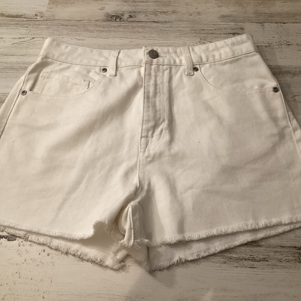 Harper Off-White Jean Shorts